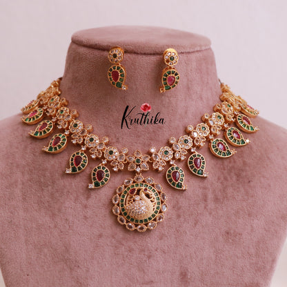 Trendy  Peacock Flower Mango Design NC1863 (Available in 3 Colours)