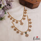 Sparkling Floral Motifs AD Victorian Necklace NC2965 (Available In 5 Colors)