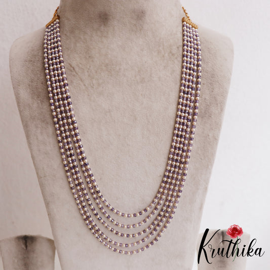 Elegant Multi Layered Pearl Bead Haaram LH2100