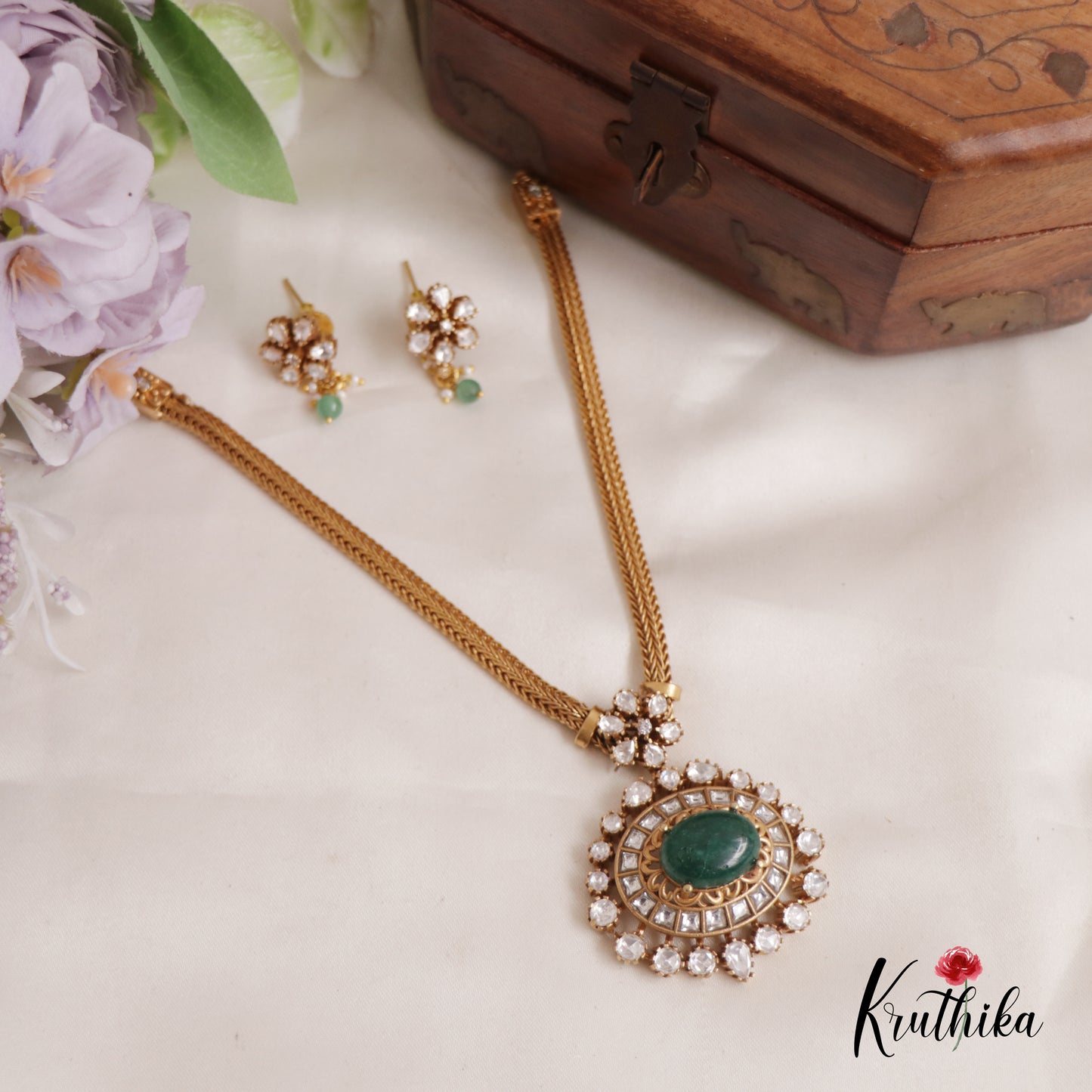 Stunning Moissanaite Chain Set NC2579 (Available In 3 Colours)