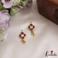 Simple Kemp Earcuffs | Upper Earrings | Bugadi Earrings With Pearl And Bead Drops E867