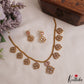 Sparkling Floral Motifs AD Victorian Necklace NC2965 (Available In 5 Colors)