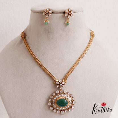 Stunning Moissanaite Chain Set NC2579 (Available In 3 Colours)