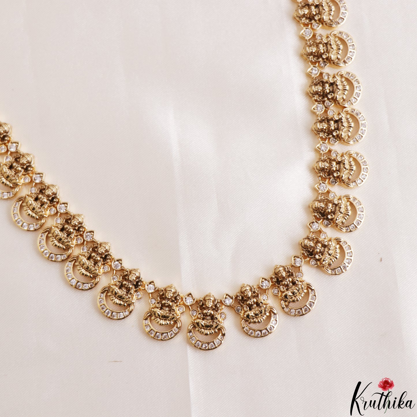 Elegant Antique Lakshmi Motifs Temple Haaram LH2193