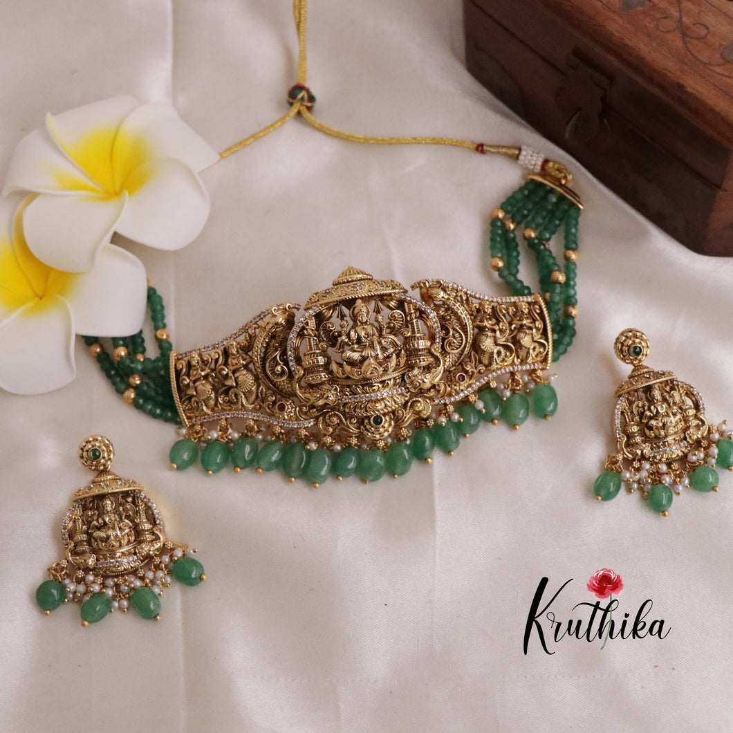 Elegant Premium Polish Temple Choker - NC1917