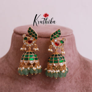 Premium Jadau Jhumkas E470