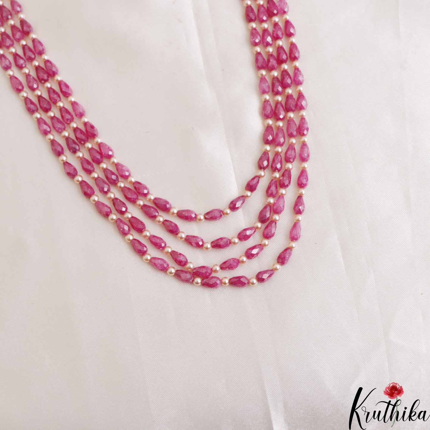 Classic Multi Layer Pearl Bead Haaram LH2139