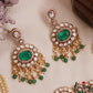 Stunning Polki Victorian Choker With Multi Pearl Strand Chain NC3002 (Available IN 2 Colors)