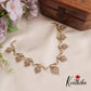 Beautiful CZ Leaf Shape Sparkling Necklace NC2556