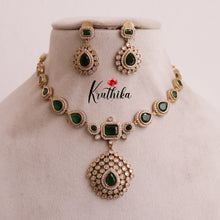 Pretty AD stone/victorian Necklace NC1912