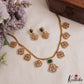 Sparkling Floral Motifs AD Victorian Necklace NC2965 (Available In 5 Colors)