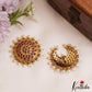 Traditional Antique Floral Motifs Chandra Surya Jadau Hair Ornaments J372