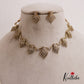 Beautiful CZ Leaf Shape Sparkling Necklace NC2556