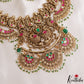 Stunning Antique Nagas Peacock Motifs Jadau Necklace With Pearl Drops NC3141
