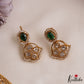 Sparkling Floral Motifs AD Victorian Necklace NC2965 (Available In 5 Colors)