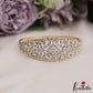 Rich AD Gold Tone Design Openable Bracelet B593