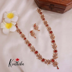 Pretty AD Flower Design Haaram LH1785 (Available in 2 Colours)