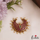 Traditional Antique Floral Motifs Chandra Surya Jadau Hair Ornaments J372
