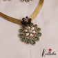 Elegant Floral Motifs Pearl Victorian Choker NC2855