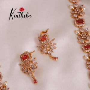 Pretty AD Flower Design Haaram LH1785 (Available in 2 Colours)
