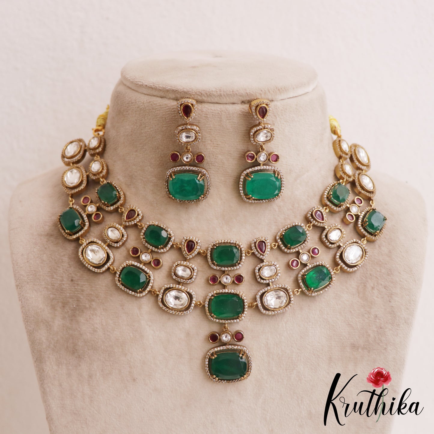 Gorgeous Geometric Motifs AD Victorian Choker NC2813