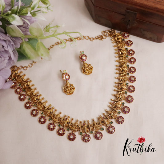 Premium Antique Kemp Kasu Neckalce NC2220