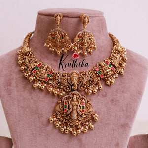 Royal Temple Jadau Necklace NC1859