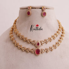 Trendy Two Layer AD Necklace NC1895 (Available in 3 Colours)