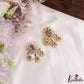 Elegant Floral Motifs CZ Victorian Hasli Pendant Set NC3166
