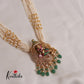Traditional Multi Layered Perals Haaram With Beautiful Enamel Ganesha Pedant LH2007 (Available In 2 Colours)