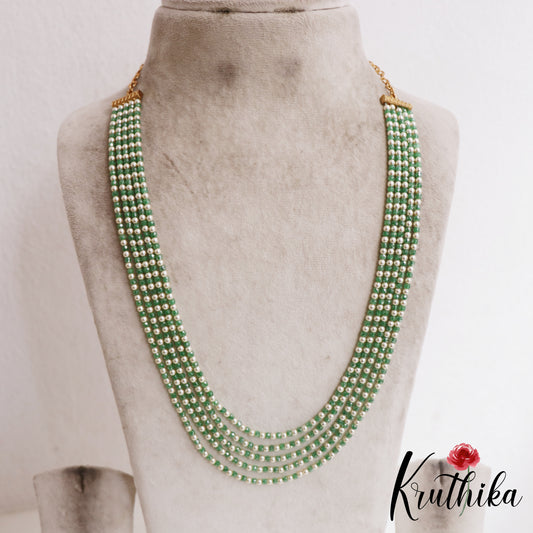 Elegant Multi Layered Pearl Bead Haaram LH2099