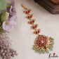 Gorgeous Jadau Maang Tika With Pastel Bead Drops MT418