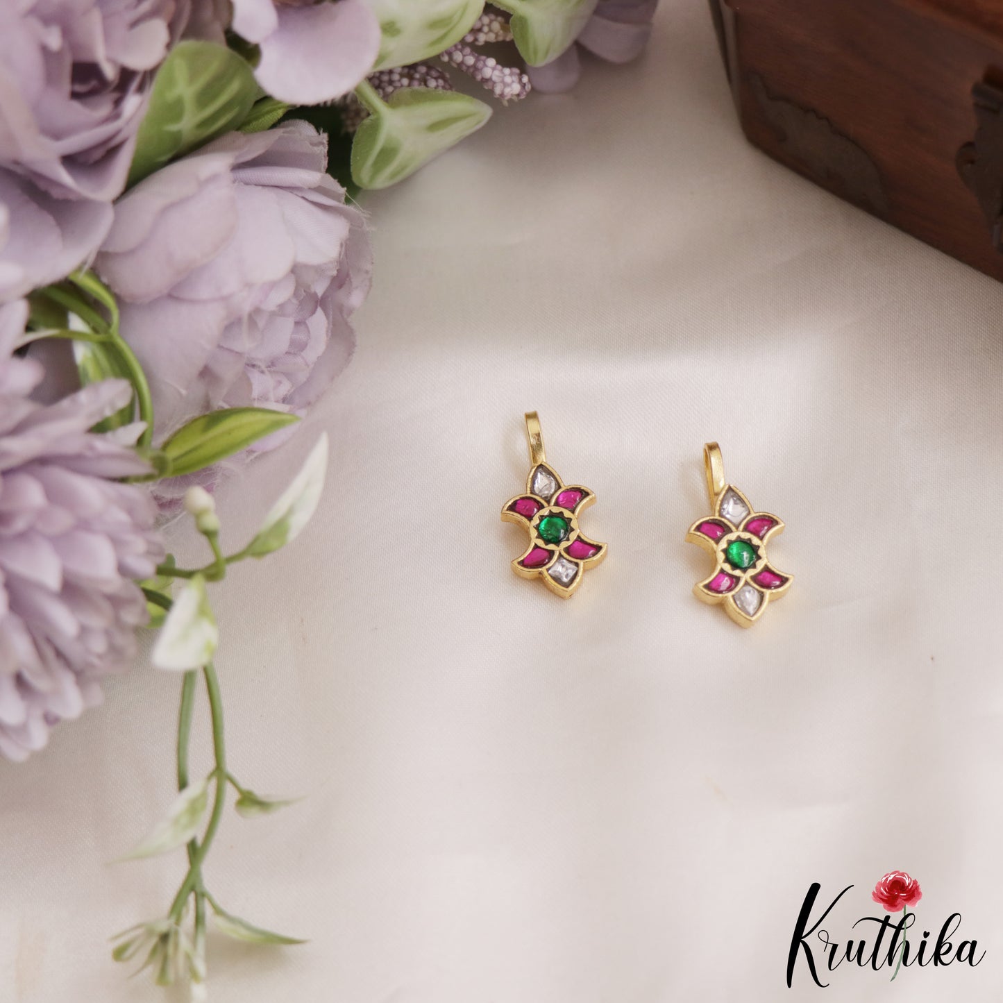 Trendy Jadau Earcuffs | Upper Earrings | Bugadi Earrings E894