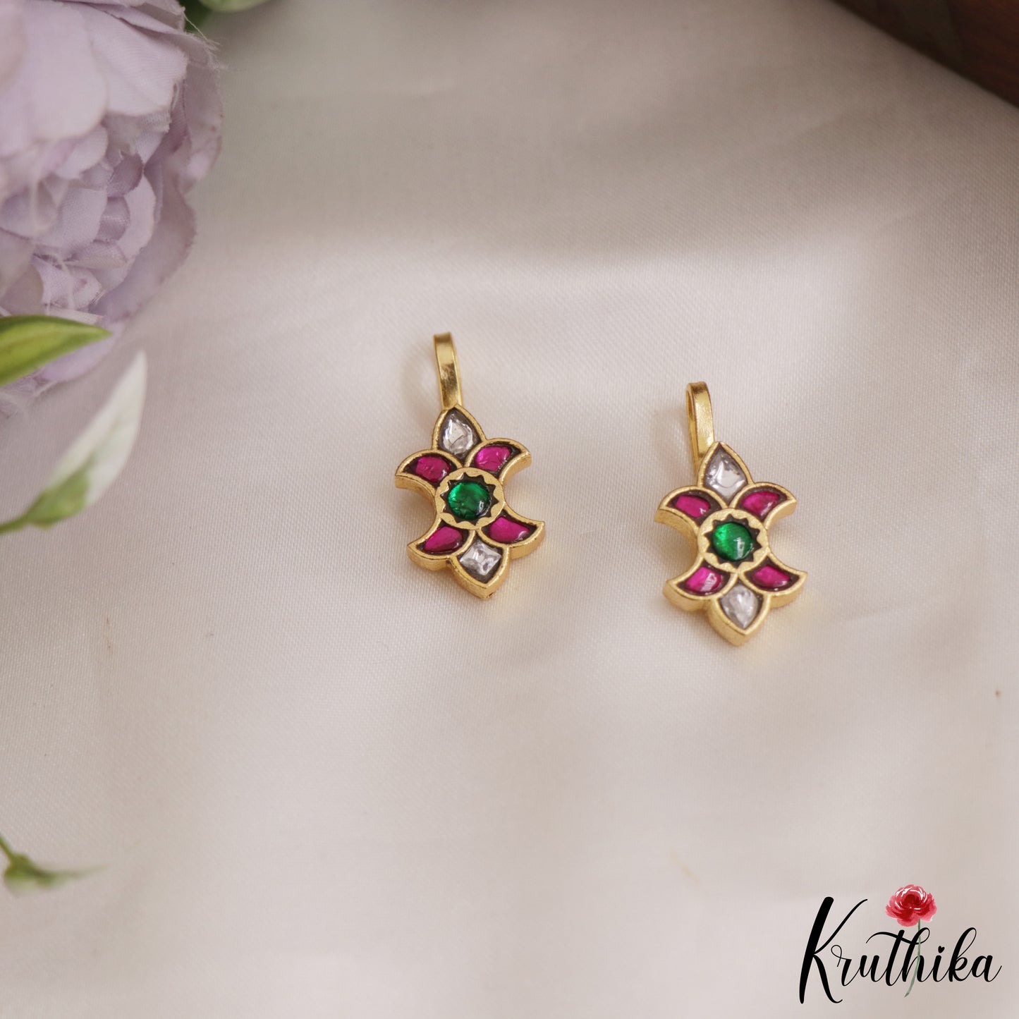 Trendy Jadau Earcuffs | Upper Earrings | Bugadi Earrings E894