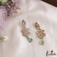 Sparkling Floral Leaf Motifs CZ Victorian Necklace NC3152 (Available In 6 Colors)