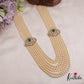 Gorgeous Multi Strand Pearl Chain With Victorian Side Pendant LH2033