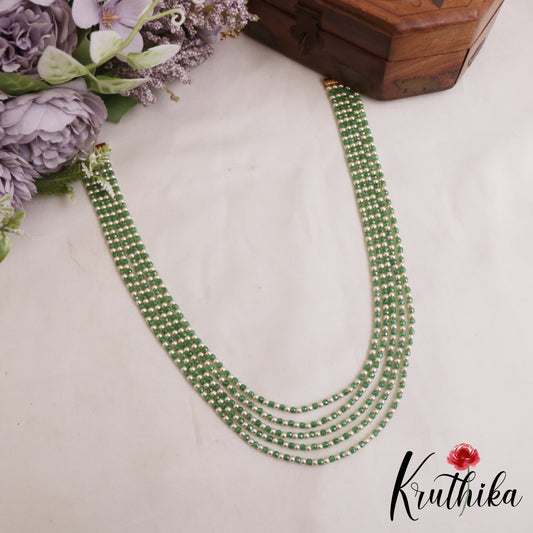 Elegant Multi Layered Pearl Bead Haaram LH2099