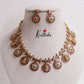 Beautiful Lakshmi Bottu Mala with Kemp Stones Necklace NC2506