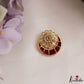 Pretty Floral Motifs Chandbali Jadau Pendant PS310