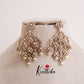 Beautiful Matte Finish AD Stone Earrings E513