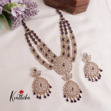 Gorgeous AD Moissanite Three Layer Haaram LH1889 (Available in 5 Colours)