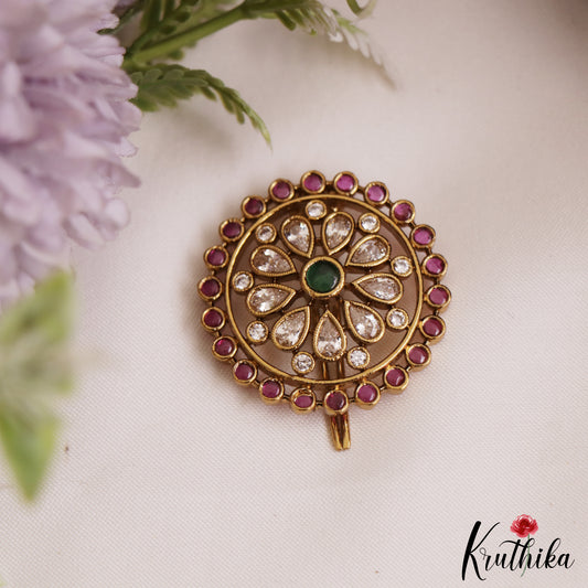 Elegant Floral Motifs Chandra Surya Kemp Hair Ornaments J379