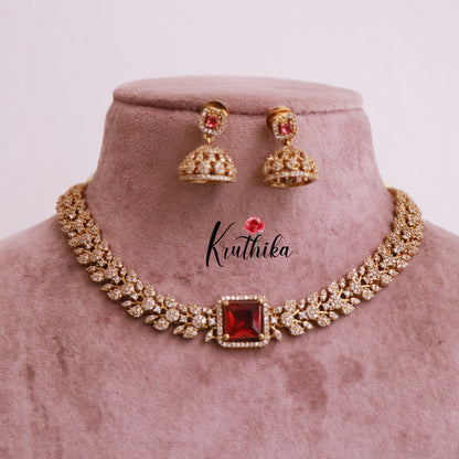 Simple AD Victorian Chocker NC1867 (Available in 2 Colours)