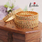 Trendy Antique Lakshmi Coin/Bottu Bangles B239 (Set of 4 Bangles)