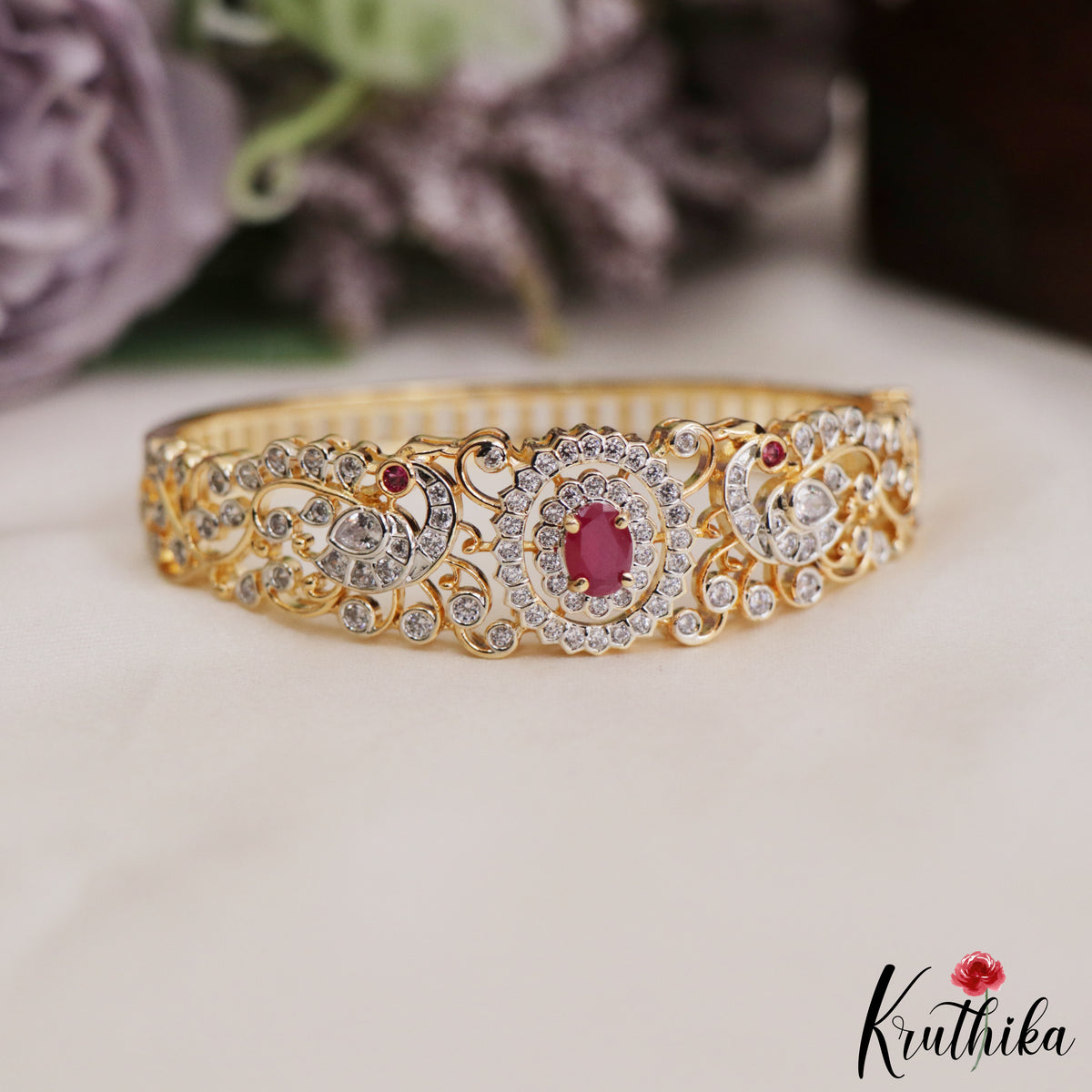 Pretty AD Design Openable Bracelet B594 (Available in two colors)