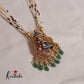 Traditional Multi Layered Perals Haaram With Beautiful Enamel Ganesha Pedant LH2006 (Available In 2 Colours)