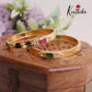 Trendy AD Multi Stone Bangles B249 (Set of 2 Bangles)