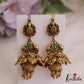 Beautiful Antique Lakshmi Elephant Motifs Jhumka E1014