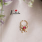 Trendy Jadau Septum Nose Ring- No Piercing Required N30 (Available in 5 Colours)