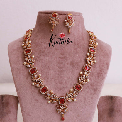 Pretty AD Flower Design Haaram LH1785 (Available in 2 Colours)